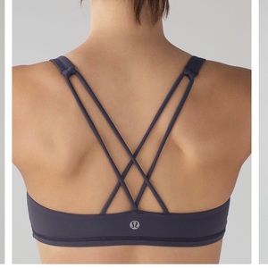 Lululemon free to be sports bra cadet blue